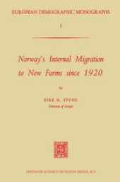 book Norway’s Internal Migration to New Farms since 1920