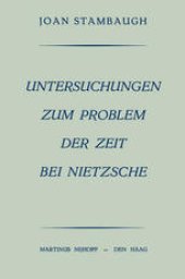 book Untersuchungen Zum Problem der Zeit bei Nietzsche