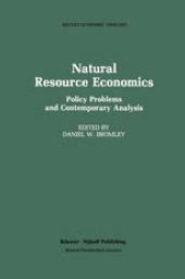 book Natural Resource Economics: Policy Problems and Contemporary Analysis