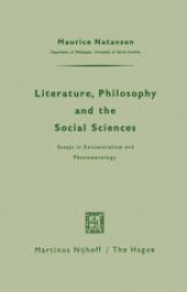 book Literature, Philosophy, and the Social Sciences: Essays in Existentialism and Phenomenology