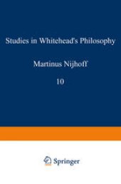 book Studies in Whitehead’s Philosophy