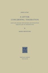 book A Letter Concerning Toleration: Latin and English Texts Revised and Edited with Variants and an Introduction