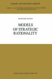 book Models of Strategic Rationality