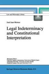 book Legal Indeterminacy and Constitutional Interpretation