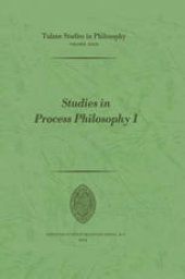 book Studies in Process Philosophy I