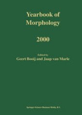 book Yearbook of Morphology 2000