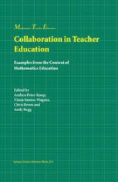 book Collaboration in Teacher Education: Examples from the Context of Mathematics Education