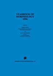 book Yearbook of Morphology 1996