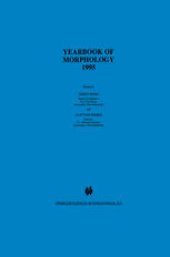 book Yearbook of Morphology 1995