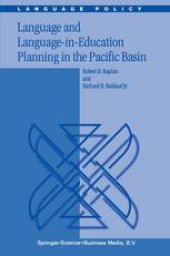 book Language and Language-in-Education Planning in the Pacific Basin