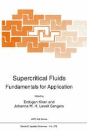 book Supercritical Fluids: Fundamentals for Application