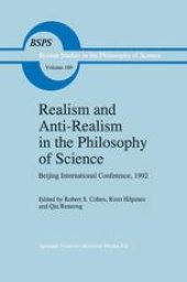 book Realism and Anti-Realism in the Philosophy of Science: Beijing International Conference, 1992