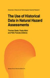 book The Use of Historical Data in Natural Hazard Assessments