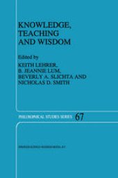 book Knowledge, Teaching and Wisdom