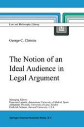 book The Notion of an Ideal Audience in Legal Argument