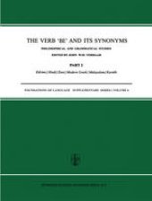 book The Verb ‘Be’ and Its Synonyms: Philosophical and Grammatical Studies (2): Eskimo/Hindi/Zuni/Modern Greek/Malayalam/Kurukh