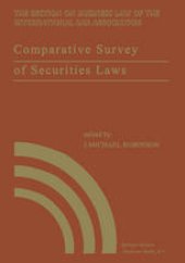 book Comparative Survey of Securities Laws: A review of the securities and related laws of fourteen nations