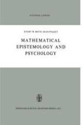 book Mathematical Epistemology and Psychology