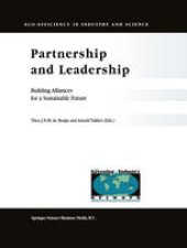 book Partnership and Leadership: Building Alliances for a Sustainable Future