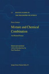 book Mixture and Chemical Combination: And Related Essays