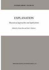 book Explanation: Theoretical Approaches and Applications