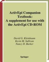 book ActivEpi Companion Textbook: A supplement for use with the ActivEpi CD-ROM