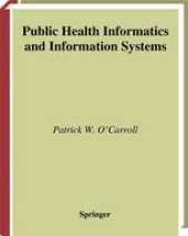 book Public Health Informatics and Information Systems