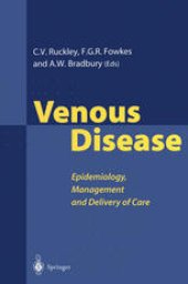 book Venous Disease: Epidemiology, Management and Delivery of Care