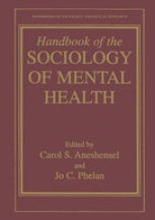 book Handbook of the Sociology of Mental Health