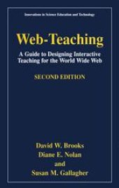 book Web-Teaching: A Guide to Designing Interactive Teaching for the World Wide Web