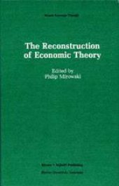 book The Reconstruction of Economic Theory