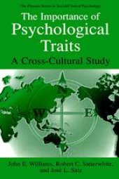 book The Importance of Psychological Traits: A Cross-Cultural Study