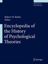 book Encyclopedia of the History of Psychological Theories