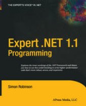 book Expert .NET 1.1 Programming