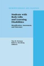 book Students with Both Gifts and Learning Disabilities: Identification, Assessment, and Outcomes