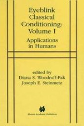 book Eyeblink Classical Conditioning: Volume I: Applications in Humans