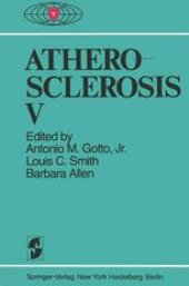 book Atherosclerosis V: Proceedings of the Fifth International Symposium