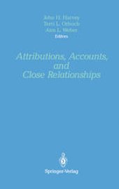 book Attributions, Accounts, and Close Relationships