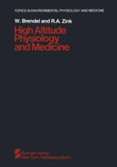 book High Altitude Physiology and Medicine