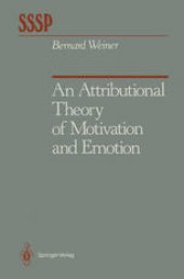 book An Attributional Theory of Motivation and Emotion