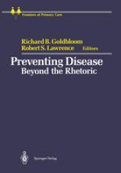 book Preventing Disease: Beyond the Rhetoric