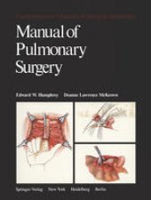 book Manual of Pulmonary Surgery