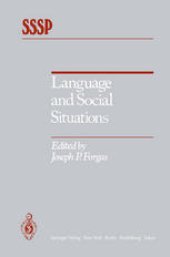 book Language and Social Situations