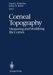 book Corneal Topography: Measuring and Modifying the Cornea