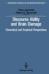 book Discourse Ability and Brain Damage: Theoretical and Empirical Perspectives