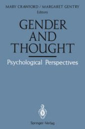 book Gender and Thought: Psychological Perspectives