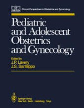 book Pediatric and Adolescent Obstetrics and Gynecology