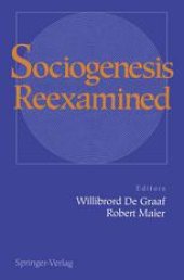 book Sociogenesis Reexamined