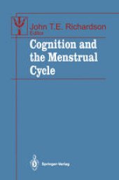 book Cognition and the Menstrual Cycle