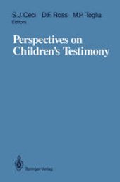 book Perspectives on Children’s Testimony